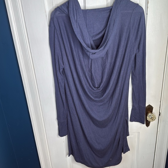 Athleta Harmony Wrap Long Sleeve Hooded Open Front Cardigan Sweater W1097 Sz S - Picture 12 of 12